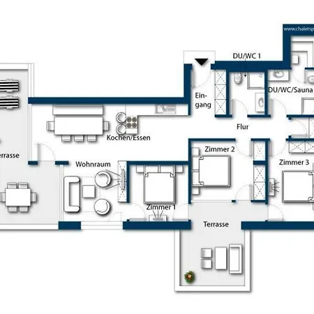 Дом отдыха Am Sonnenhang 8 - 150m Skilift - Met Sauna *